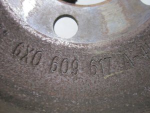 Барабан тормозной Seat Arosa 1997-2004;Cordoba 1996-1999;Cordoba 1999-2002;Ibiza III 1999-2002;Vortex Corda 2010-2012;Lupo 1998-2005;Polo 1994-1999;Polo 1999-2001;Polo Classic 1995-2002 (6X0609617A) — фото 4