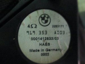 Динамик BMW 5-серия E60/E61 2003-2009,6-серия E63 2004-2009 (65136929100) — фото 4