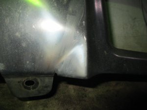 Накладка переднего бампера Mercedes Benz W164 M-Klasse (ML) 2005-2011 (ХРОМ НИЖНЯЯ НА ЮБКУ A1648851222) — фото 3