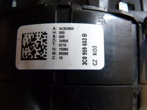 Переключатель подрулевой в сборе VW Passat [B6] 2005-2010 (3C0959653B 3C5953507AE 3C5953513B 3C0953549K) — фото 11