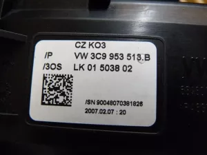 Переключатель подрулевой в сборе VW Passat [B6] 2005-2010 (3C9953507AB 3C9953513B 3C0953549J) — фото 13