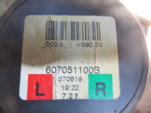 Ремень безопасности задний левый BMW 1-серия E87/E81 2004-2011 (72119139832) — фото 6