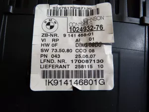 Панель приборов BMW 1-серия E87/E81 2004-2011 (62109283794) — фото 12