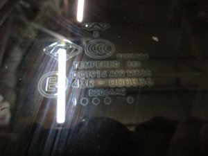 Стекло двери задней правой (форточка) Chery Tiggo (T11) 2005-2016 — фото 2