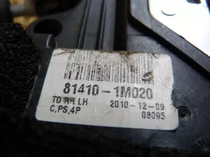 Замок двери задней левой Kia Cerato 2009-2013 (4 КОНТАКТА 814101M020) — фото 11
