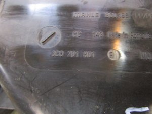 Абсорбер (фильтр угольный) Audi Q3 (8U) 2012-2018;Passat [B6] 2005-2010;Passat [B7] 2011-2015;Passat CC 2008-2017;Tiguan 2007-2011;Tiguan 2011-2016 (3C0201801E) — фото 3