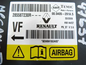 Блок управления AIR BAG Renault Megane III 2009-2016 (285587230R) — фото 5