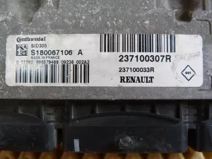Блок управления двигателем Renault Megane III 2009-2016 (237100307R) — фото 8