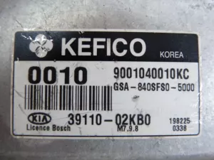 Блок управления двигателем Kia Picanto 2004-2011 (3911002KB0) — фото 8