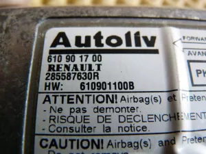 Блок управления AIR BAG Renault Laguna III 2008-2015 (285587630R) — фото 6