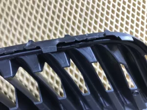 Решетка радиатора Skoda Fabia 2007-2015,Roomster 2006-2015 (ПОСЛЕ 2010 ГОДА ПОД ХРОМ 5J0853668C) — фото 18
