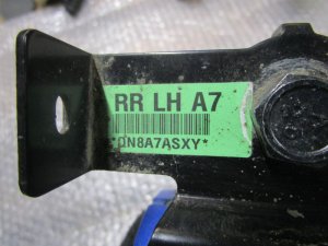 Ремень безопасности задний левый Chevrolet Lacetti 2003-2013 (96448813) — фото 3