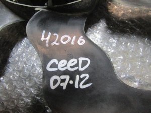 Вентилятор радиатора Kia Ceed 2007-2012 (7 ЛОПАСТЕЙ БЕЗ ДИФФУЗОРА 253861H050) — фото 6