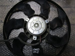 Вентилятор радиатора Kia Ceed 2007-2012 (7 ЛОПАСТЕЙ БЕЗ ДИФФУЗОРА 253861H050) — фото 4
