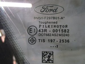 Стекло кузовное глухое левое Ford Focus III 2011> (СЕДАН НЕ ХРОМ 1786443) — фото 5