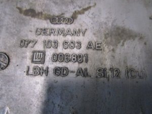 Поддон масляный двигателя Audi A8 [4E] 2003-2010,Phaeton 2002-2016 (ВЕРХНЯЯ ЧАСТЬ 077103603AE) — фото 7