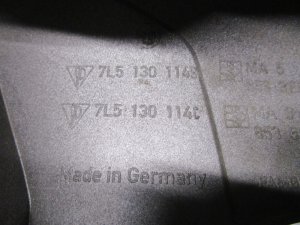 Накладка декоративная Porsche Cayenne 2003-2010 (НА ДВИГАТЕЛЬ 4.5 V8 TURBO 7L5130114C) — фото 4