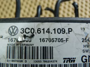 Блок ABS (насос) VW Passat [B6] 2005-2010,Passat CC 2008-2017 (3C0614109P)  — фото 8