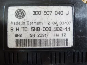 Блок электронный VW Phaeton 2002-2016 (УПРАВЛЕНИЕ КЛИМАТИЧЕСКОЙ УСТАНОВКОЙ 3D0907040J) — фото 6