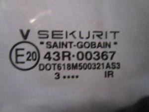 Стекло кузовное глухое левое Porsche Cayenne 2003-2010 (7L5845297AH) — фото 4
