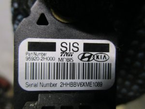 Датчик AIR BAG Kia Ceed 2007-2012,Sonata V (NF) 2005-2010,Picanto 2004-2011,Cerato 2004-2008,RIO 2005-2011,Elantra 2006-2011,Carnival 2005-2014,i30 2007-2012 (959202H000) — фото 4