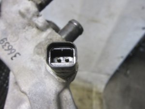 Фланец двигателя системы охлаждения Hyundai ix55 2007-2013 (3.0 V6 CRDI 256503A001) — фото 4