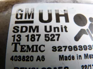 Блок управления AIR BAG Opel Corsa D 2006-2015 (ИНДЕКС CB UH 13187527) — фото 6