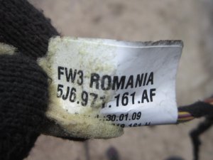 Проводка двери задней левой Skoda Fabia 2007-2015 (5J6971161AF) — фото 3