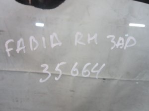 Стекло двери задней правой (форточка) Skoda Fabia 2007-2015 (ХЕТЧБЭК 5J6845210AF) — фото 4