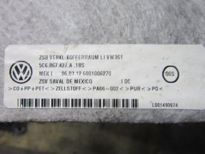 Обшивка багажника VW Jetta 2011-2018 (ЛЕВАЯ 5C6867427A1BS) — фото 4