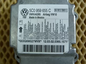 Блок управления AIR BAG VW Golf Plus 2005-2014,Yeti 2009>,Jetta 2011> (5C0959655C) — фото 3