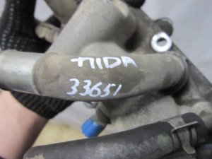 Фланец двигателя системы охлаждения Nissan Tiida (C11) 2007-2014 (11060BC20A) — фото 5