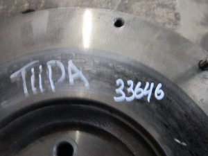 Маховик Nissan Tiida (C11) 2007-2014,Note (E11) 2006-2013,Micra (K12E) 2002-2010,Qashqai (J10) 2006-2014,Juke (F15) 2011>,Qashqai+2 (JJ10) 2008-2014,NV200 (M20) 2009>,Sentra (B17) 2013-2017, (C13) 2015> (МКПП 12310EE000) — фото 4