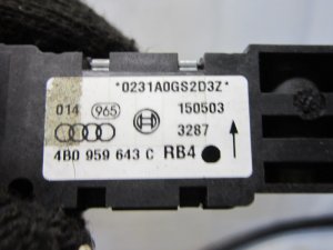 Датчик AIR BAG VW Touareg 2002-2010,Allroad quattro 2000-2005,A6 [C5] 1997-2004,A3 [8PA] Sportback 2004-2013,A8 [4E] 2003-2010,Phaeton 2002-2016,A3 [8P1] 2003-2013 (4B0959643C) — фото 4