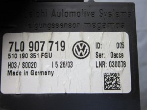 Блок электронный VW Touareg 2002-2010,Phaeton 2002-2016,Cayenne 2003-2010 (УПРАВЛЕНИЯ ПРОТИВОУГОННОЙ СИСТЕМЫ 7L0907719) — фото 3