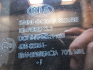 Стекло двери задней правой Kia Ceed 2007-2012 (ХЕТЧБЭК 834211H000) — фото 4