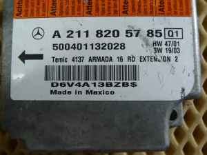 Блок управления AIR BAG MERCEDES BENZ W211 E-KLASSE (A2118205785) — фото 3