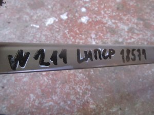 Бархотка стекла двери передней левой наружная Mercedes Benz W211 E-Klasse 2002-2009 (A2116900580) — фото 3
