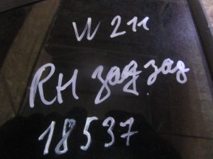 Стекло двери задней правой форточка Mercedes Benz W211 E-Klasse 2002-2009 (A2117300455) — фото 4