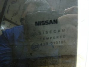 Стекло двери задней левой Nissan Almera (G15) 2013-2018 (823014AA0A) — фото 3