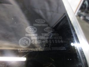 Стекло двери задней левой Hyundai Accent II (+ТАГАЗ) 2000-2012 (8341025000) — фото 5