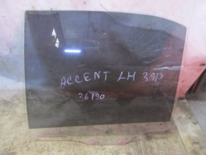 Стекло двери задней левой Hyundai Accent II (+ТАГАЗ) 2000-2012 (8341025000) — фото 1