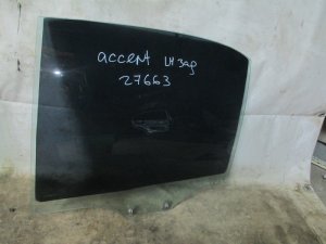 Стекло двери задней левой Hyundai Accent II (+ТАГАЗ) 2000-2012 (8341025000) — фото 1