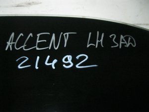 Стекло двери задней левой Hyundai Accent II (+TAGAZ) 2000-2012 (8341025000) — фото 3