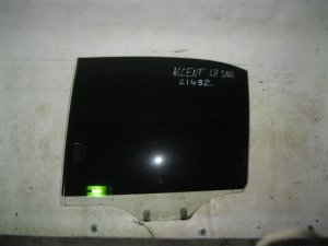 Стекло двери задней левой Hyundai Accent II (+TAGAZ) 2000-2012 (8341025000) — фото 1