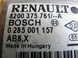 Блок управления AIR BAG Renault Clio II/Symbol 1998-2008 (8200375761 BOSCH 0285001157) — фото 5