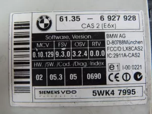Блок электронный BMW 5-серия E60/E61 2003-2009,6-серия E63 2004-2009,6-серия E64 2004-2009 (61356927928) — фото 5