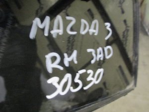 Стекло двери задней правой (форточка) Mazda 3 (BK) 2002-2009 (СЕДАН BN8V72661A) — фото 4