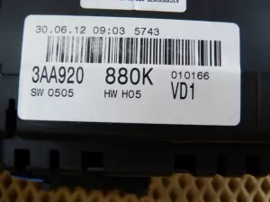 Панель приборов VW Passat [B7] 2011-2015 (3AA920880K) — фото 13