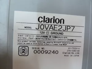 Магнитола Clarion JOVAE2JP7 — фото 8